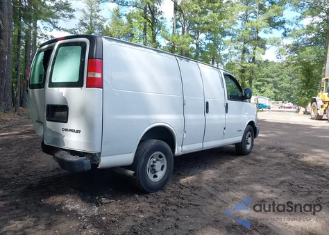 2006 Chevrolet Express Work Van from USA, damaged, VIN 1GCGG25V661244491